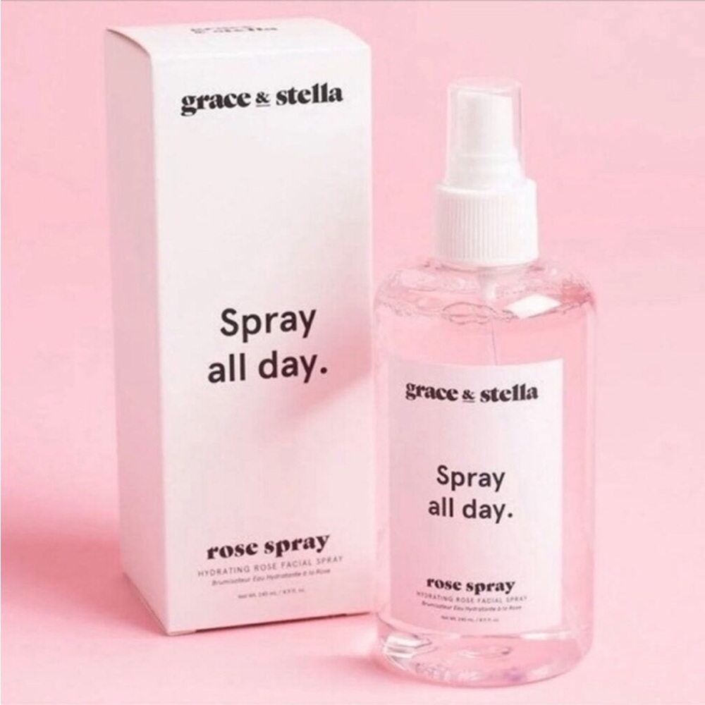Grace & Stella Rose Spray FabFitfun new face mist skincare facial viral acne